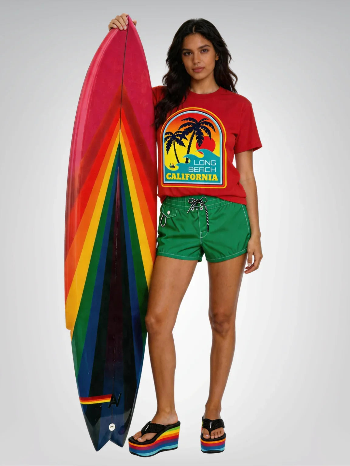 Long Beach Surf California Heavyweight Tee