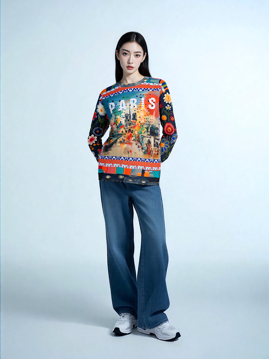 Lost at Notre Dame in Paris Unisex Sweatshirt (Gold Label)