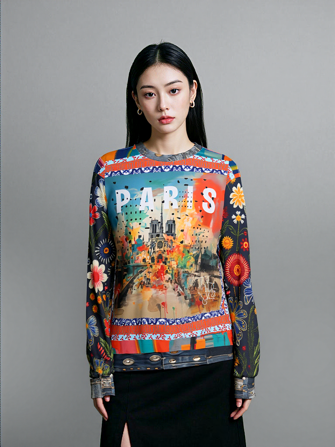 Lost at Notre Dame in Paris Unisex Sweatshirt (Gold Label)