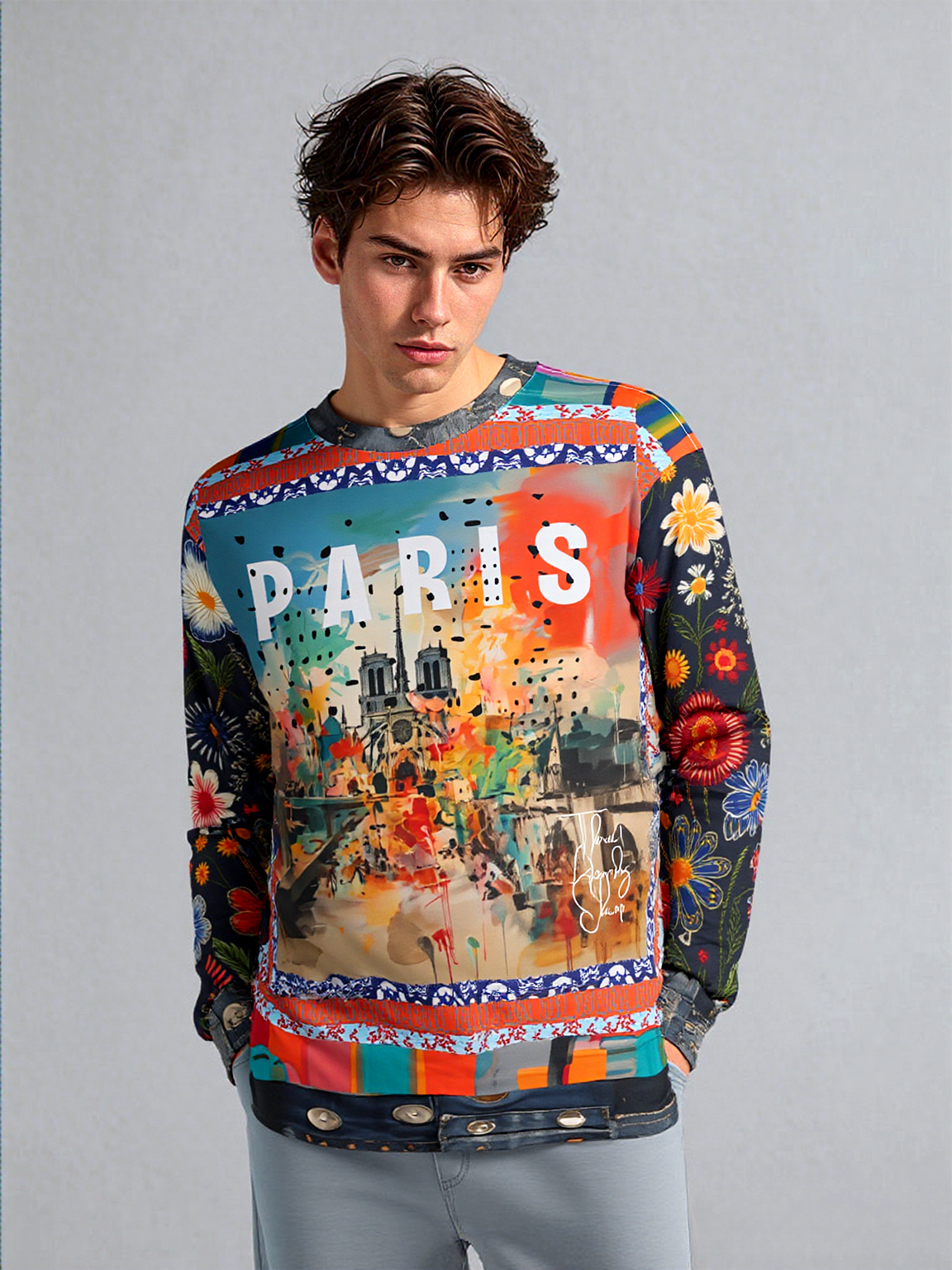 Lost at Notre Dame in Paris Unisex Sweatshirt (Gold Label)