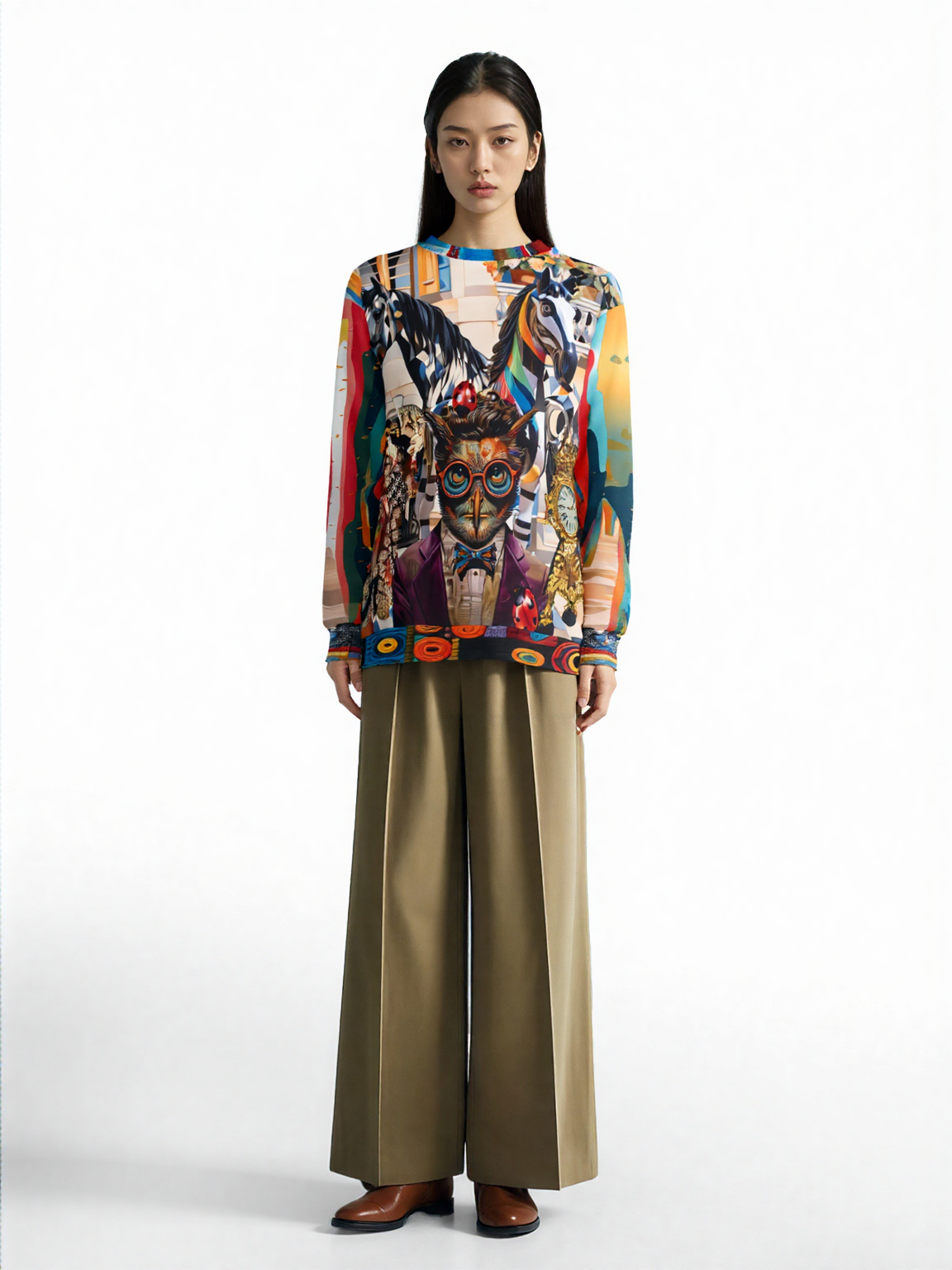 Lost in Time Art Nouveau  Unisex Sweatshirt (Gold Label)