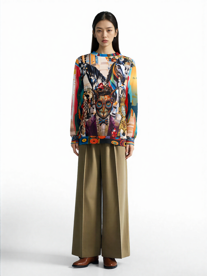 Lost in Time Art Nouveau  Unisex Sweatshirt (Gold Label)