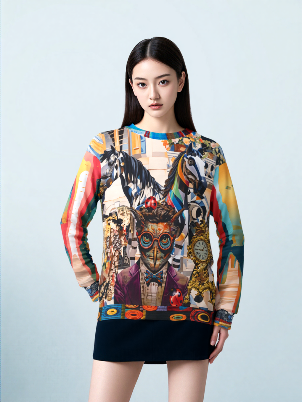 Lost in Time Art Nouveau  Unisex Sweatshirt (Gold Label)