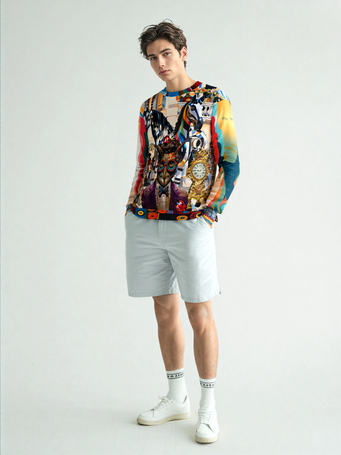 Lost in Time Art Nouveau  Unisex Sweatshirt (Gold Label)