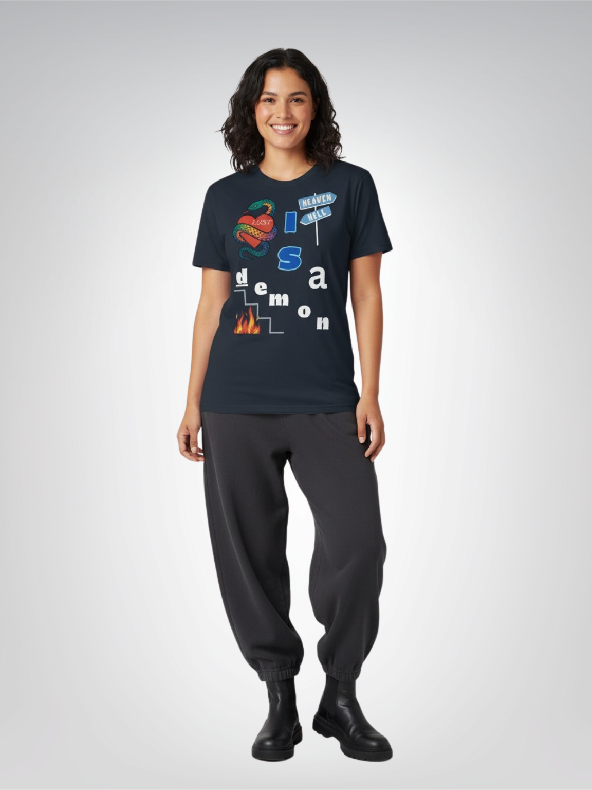 Lust is a demon Heavyweight Unisex Tee