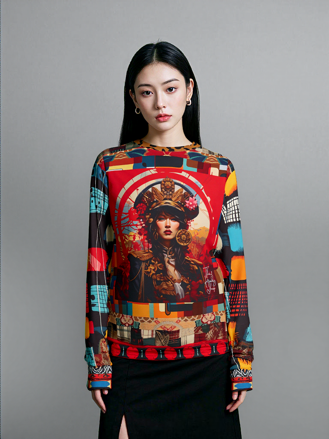 Madame Pirate of the Seven Seas Unisex Sweatshirt (Gold Label)