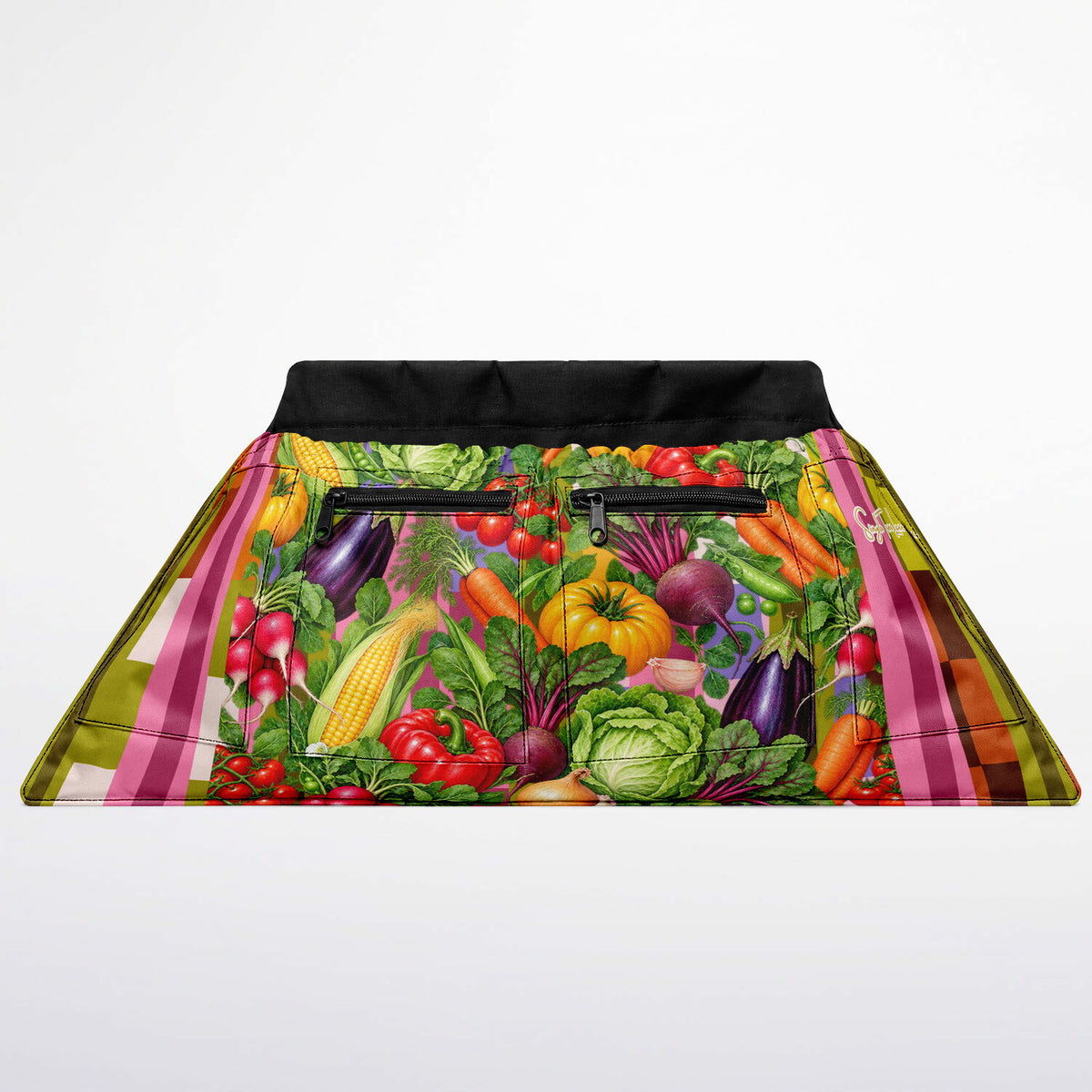 Market Day Patchwork Mosaic Garden Harvest Bag