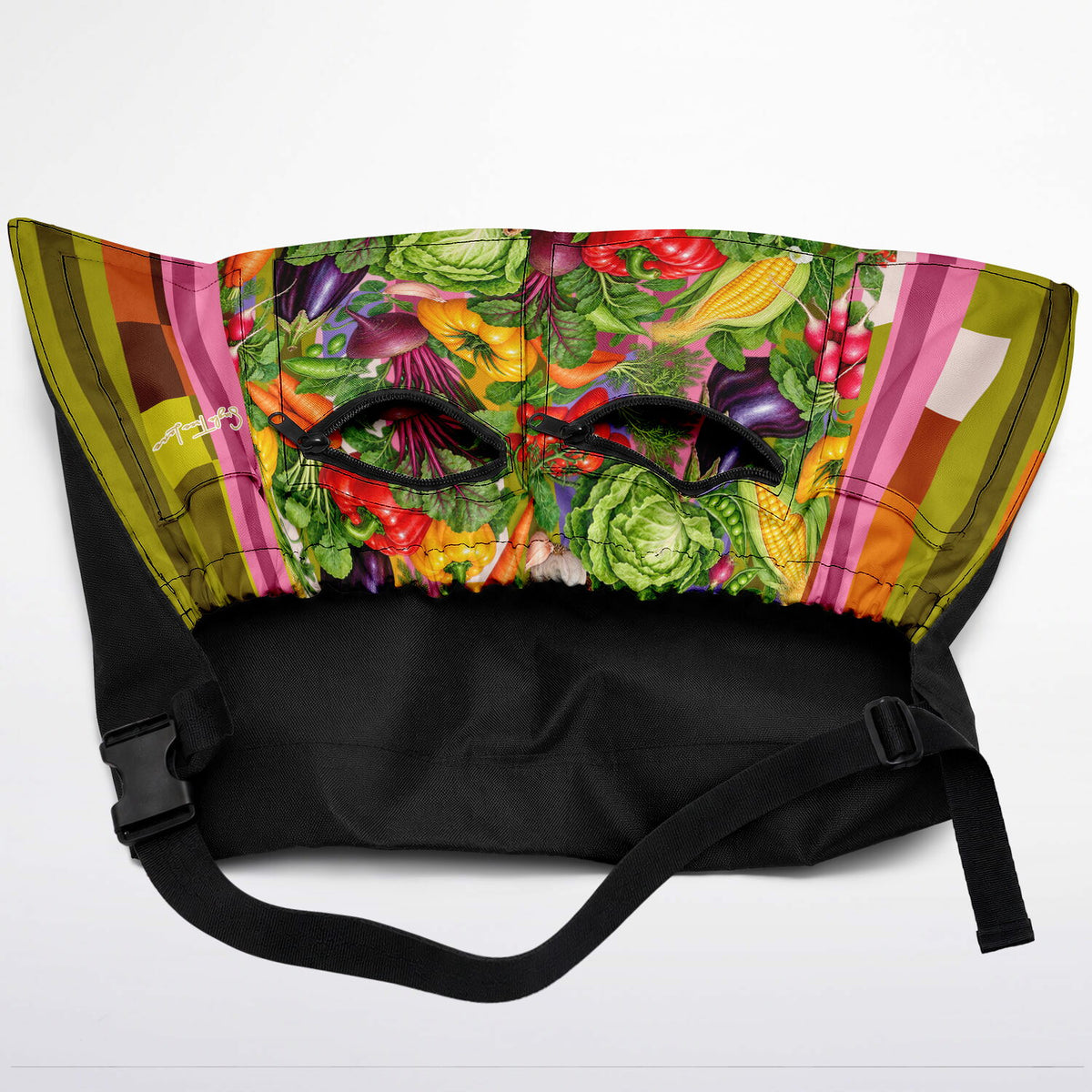 Market Day Patchwork Mosaic Garden Harvest Bag