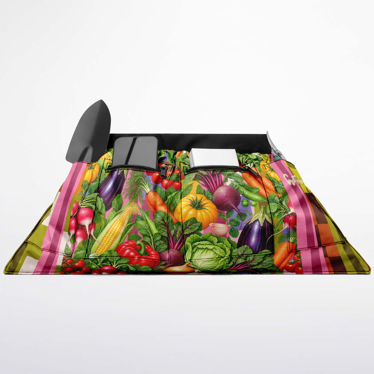 Market Day Patchwork Mosaic Garden Harvest Bag