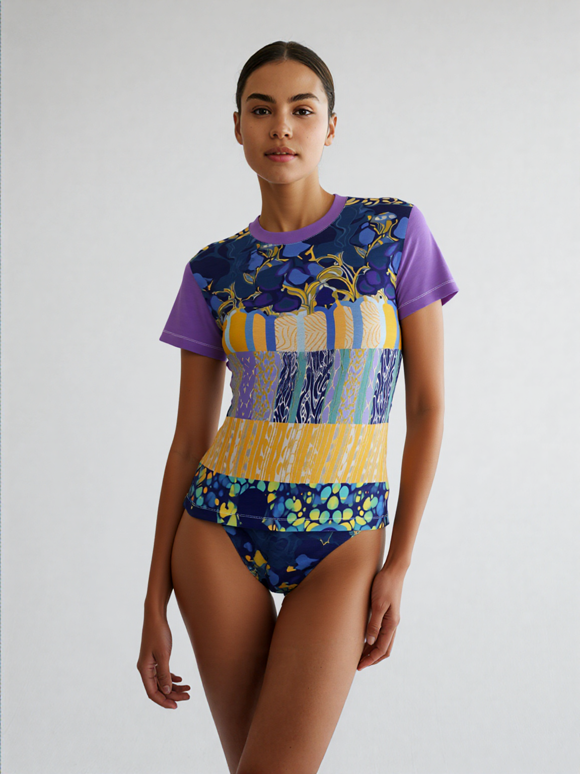 Mass Hypnosis Abstract Floral AOP Women&