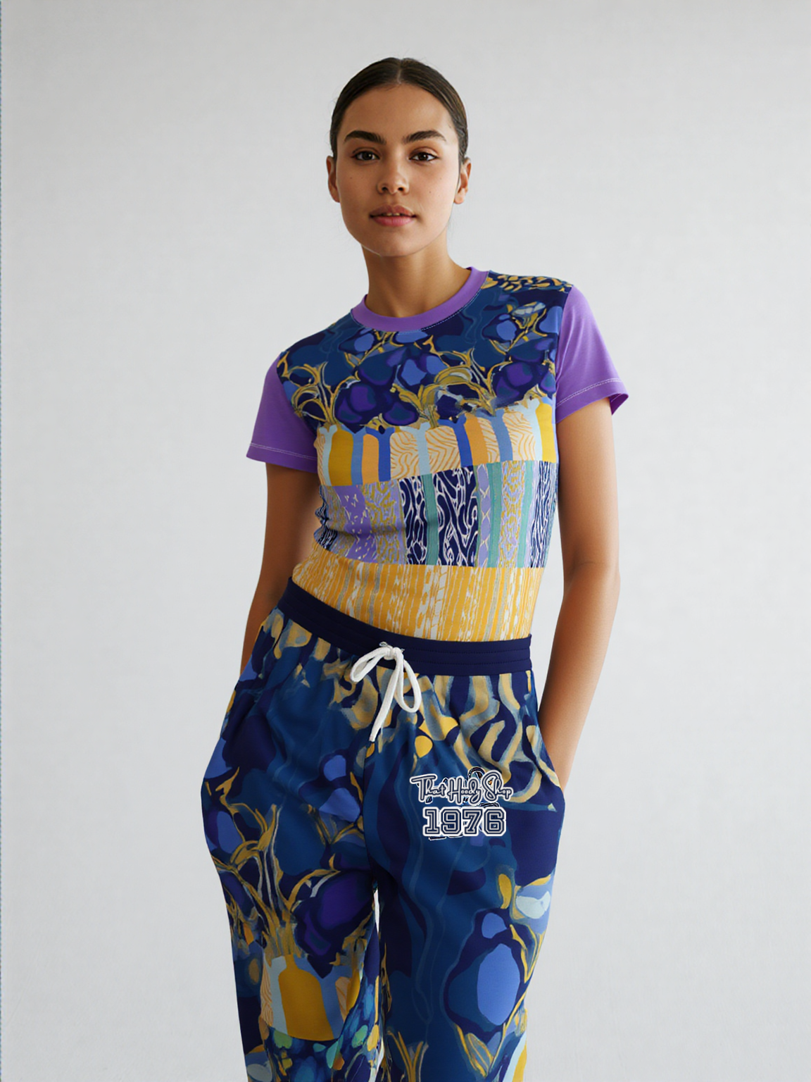 Mass Hypnosis Abstract Floral AOP Women&