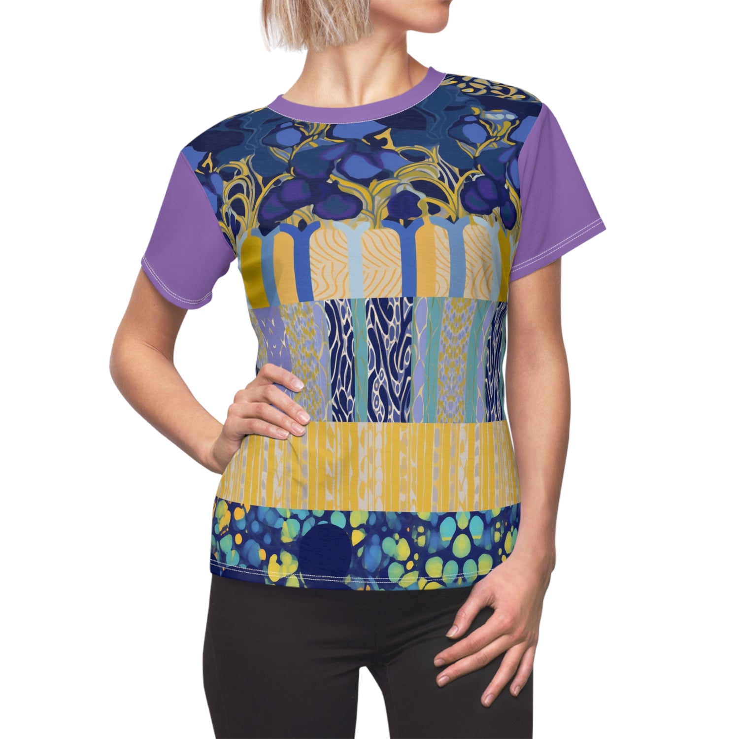 Mass Hypnosis Abstract Floral AOP Women&