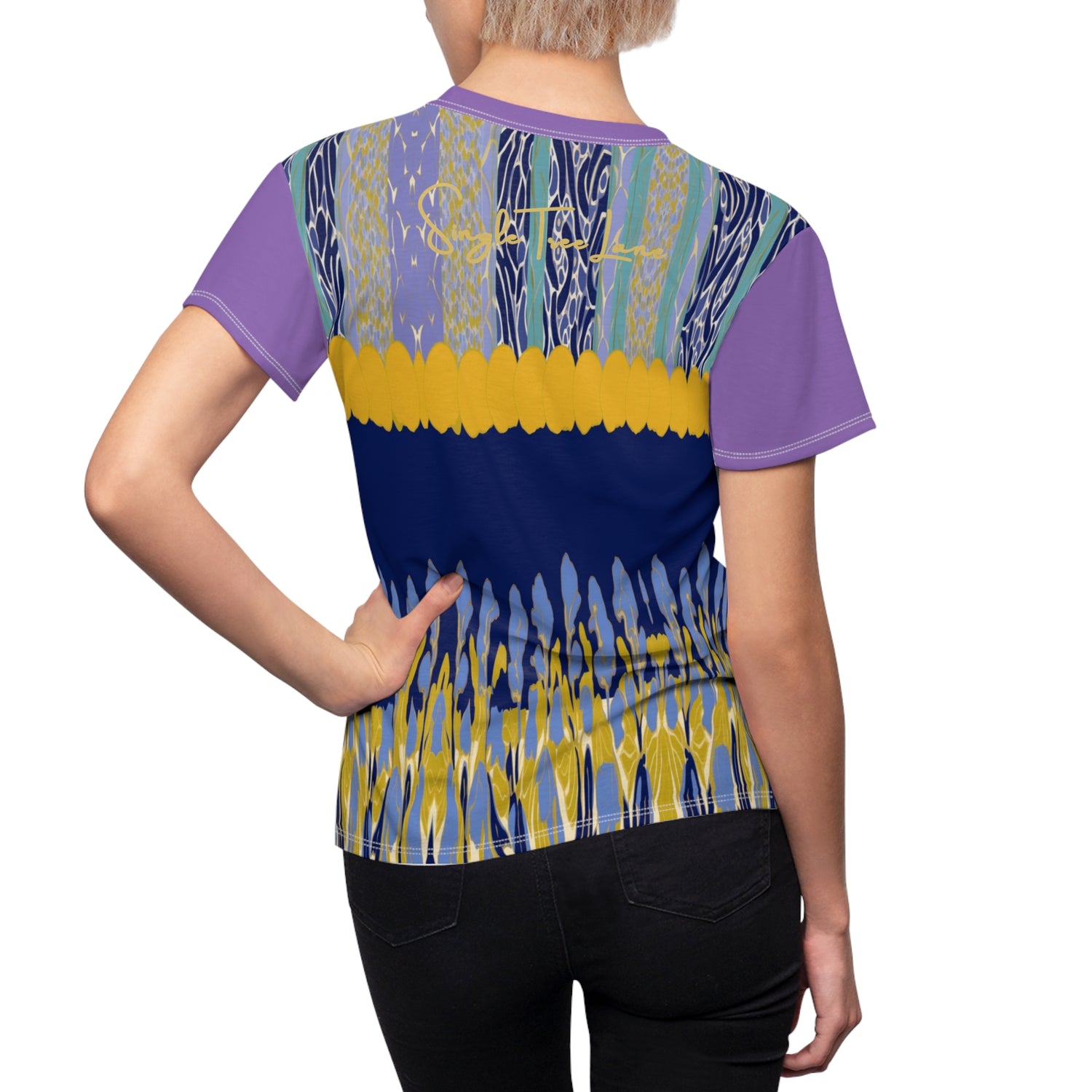 Mass Hypnosis Abstract Floral AOP Women&