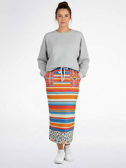 Meet Me in Andalusia Eco-Poly Long Pocket Skirt