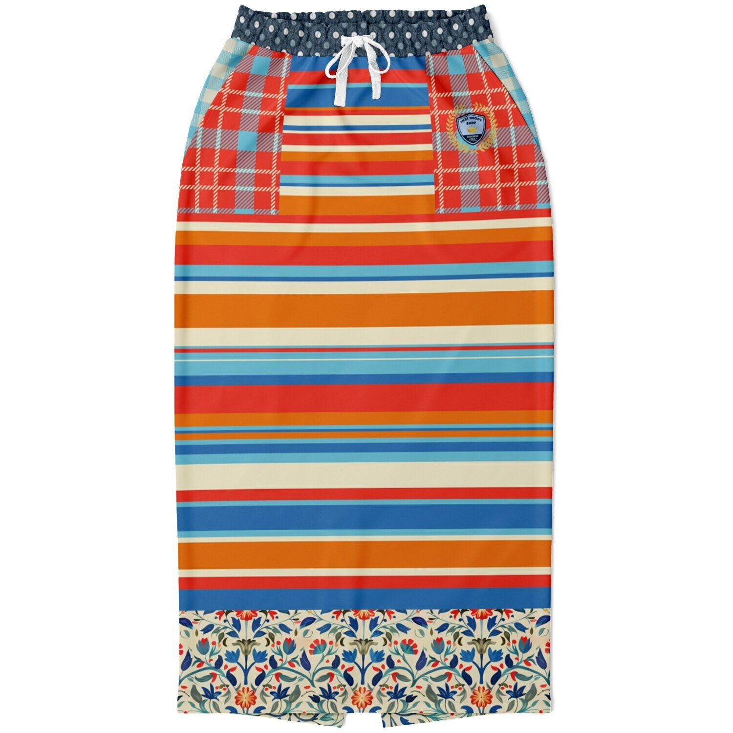 Meet Me in Andalusia Eco-Poly Long Pocket Skirt