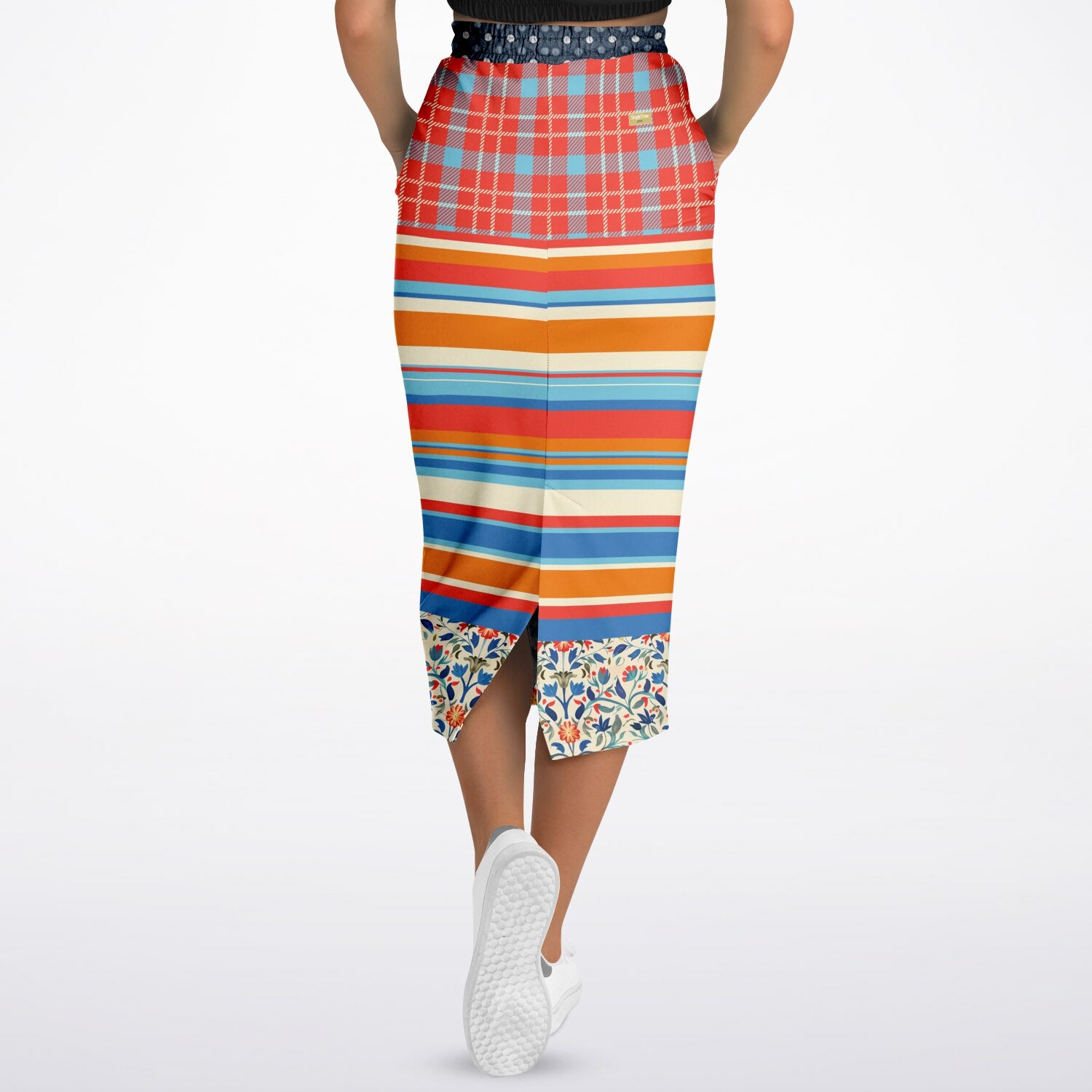 Meet Me in Andalusia Eco-Poly Long Pocket Skirt