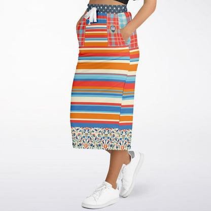 Meet Me in Andalusia Eco-Poly Long Pocket Skirt