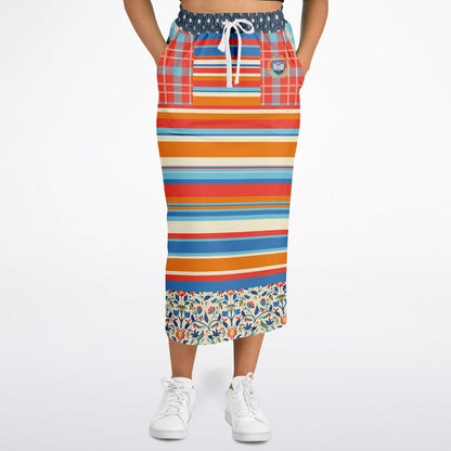 Meet Me in Andalusia Eco-Poly Long Pocket Skirt