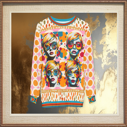 Meet Me in the Middle Pop Art Unisex Sweatshirt (Gold Label)