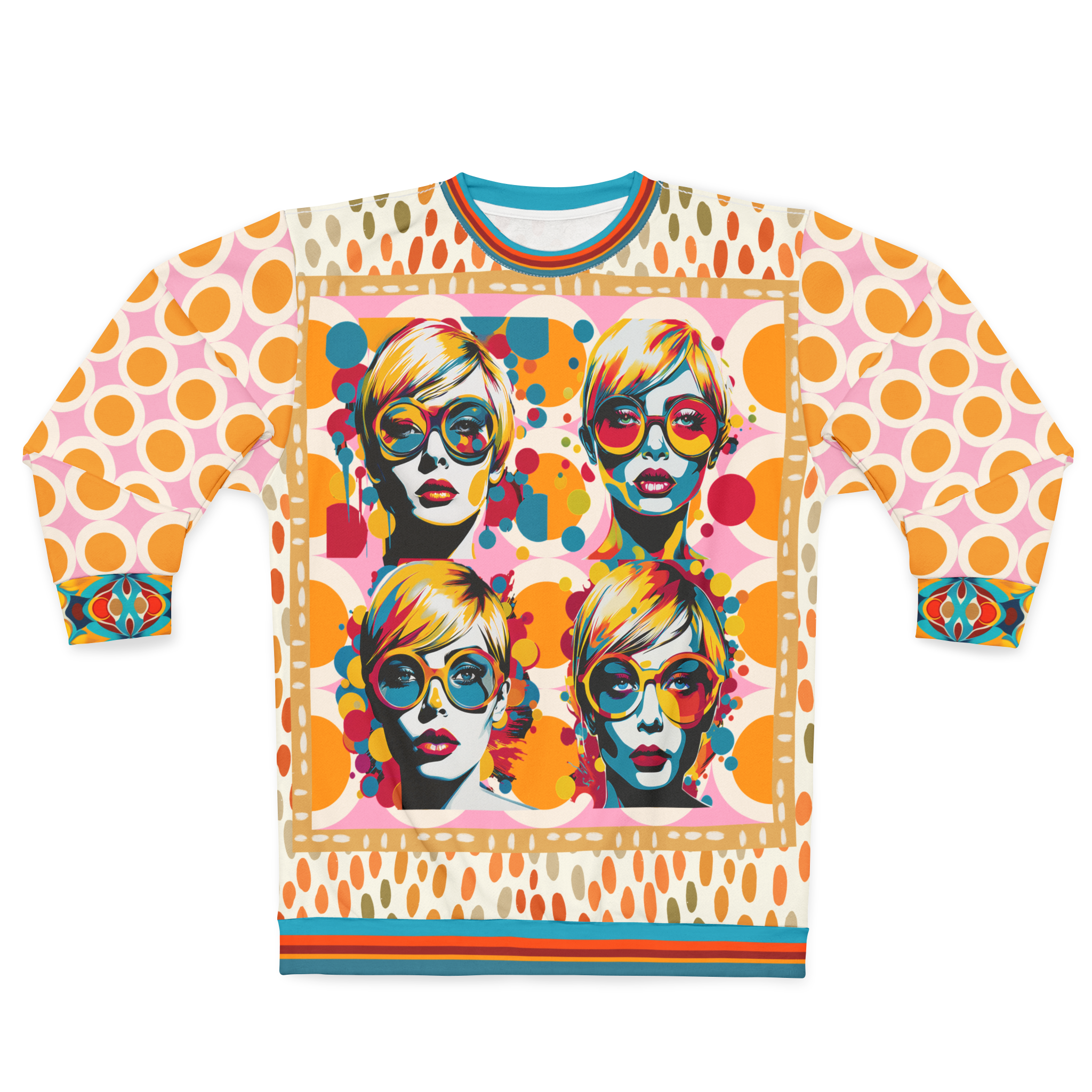 Meet Me in the Middle Pop Art Unisex Sweatshirt (Gold Label)