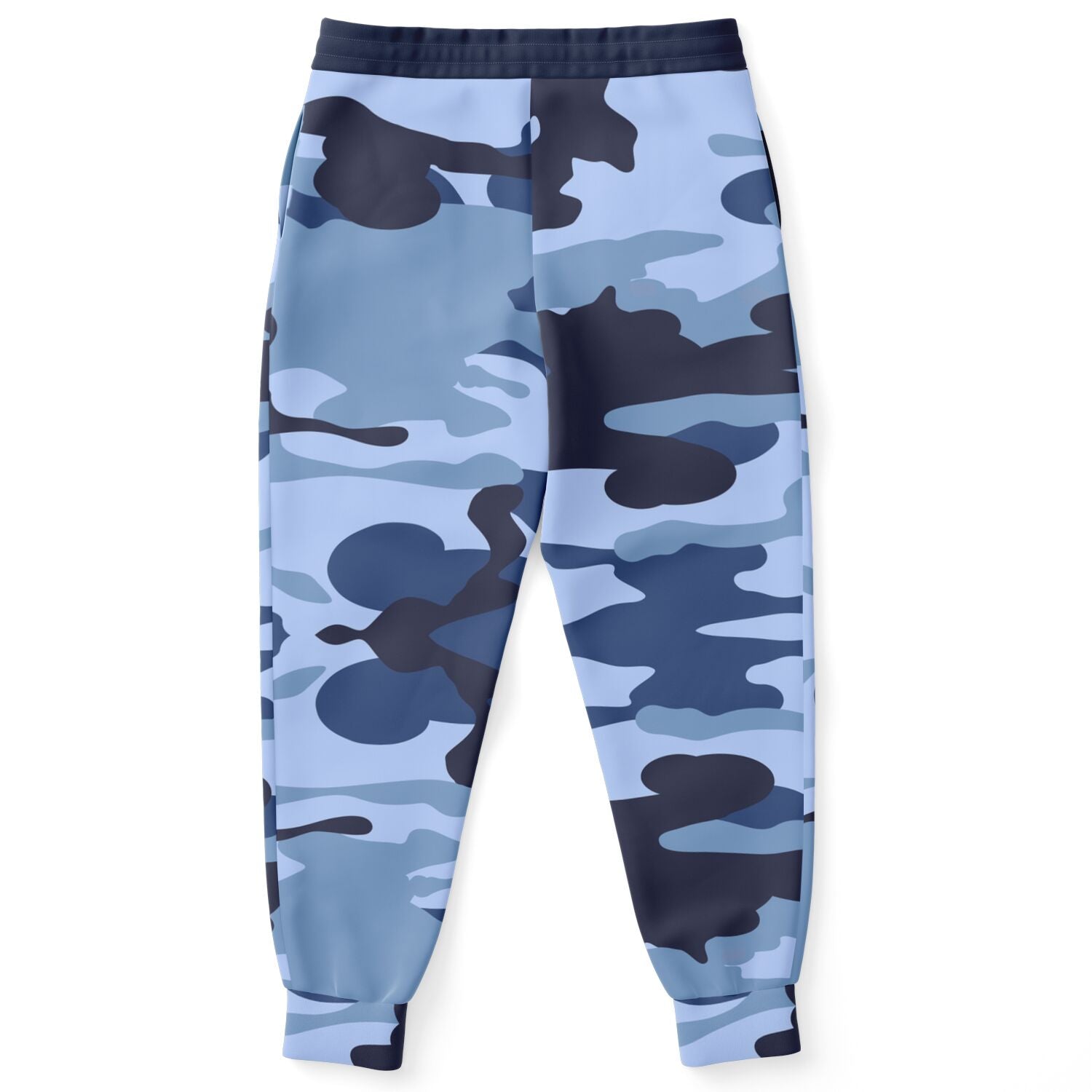 Midnight Powder Blue Camo Eco-Poly Unisex Joggers