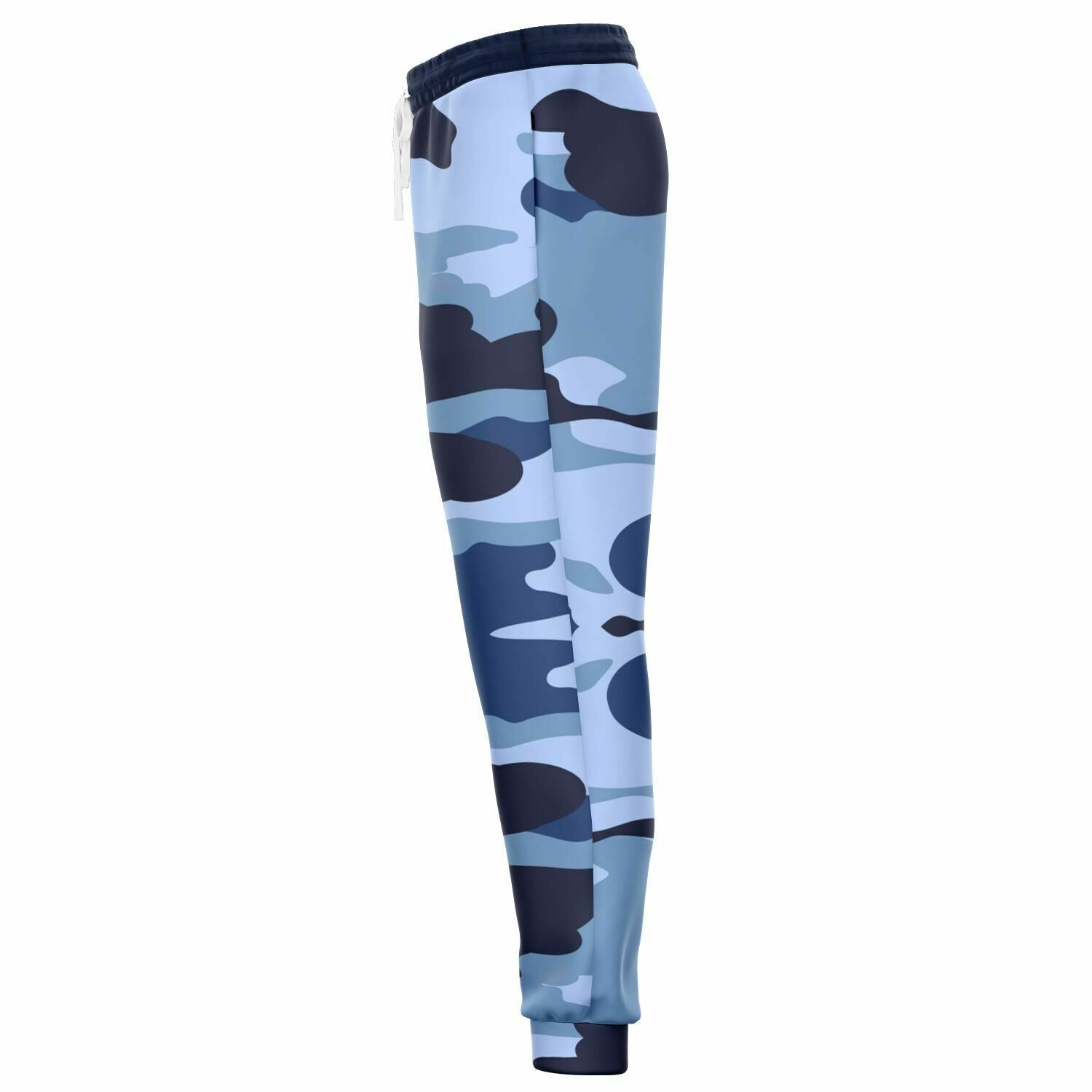 Midnight Powder Blue Camo Eco-Poly Unisex Joggers