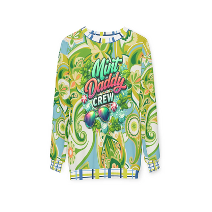Mint Daddy Crew Paisley Print Unisex Sweatshirt (Gold Label)