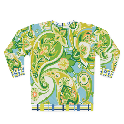 Mint Daddy Crew Paisley Print Unisex Sweatshirt (Gold Label)