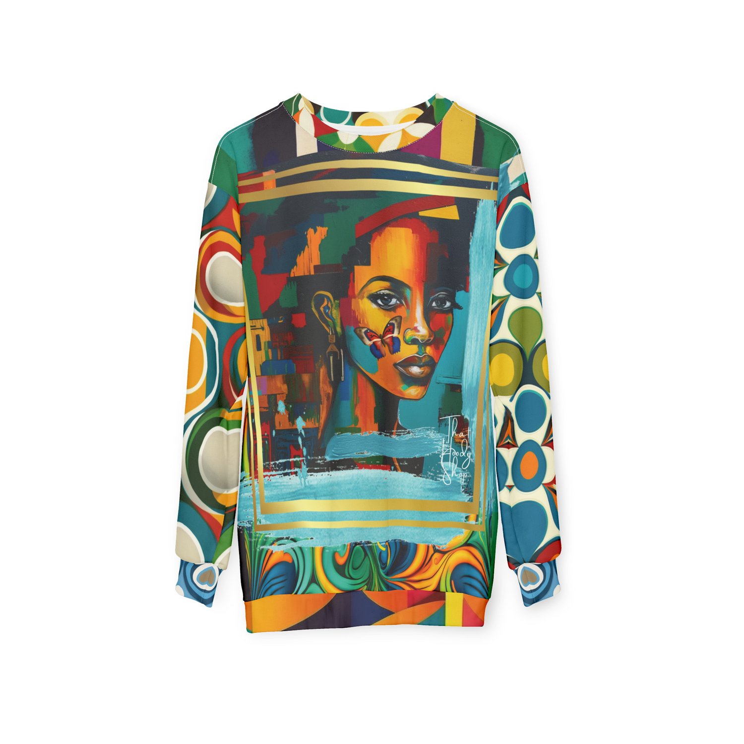 Miss Brooklyn Graffiti Art Unisex Sweatshirt (Gold Label)