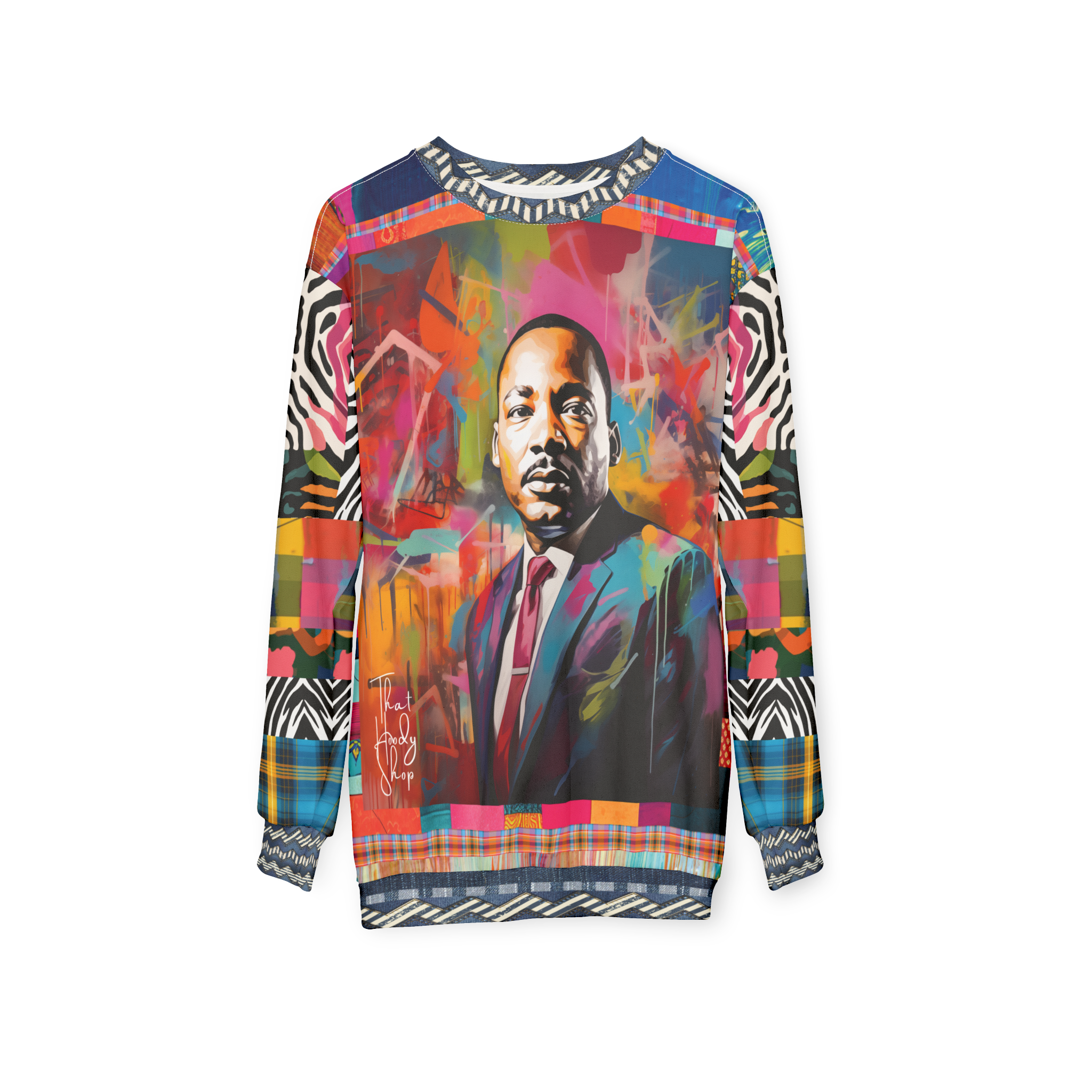 MLK Jr Dream Pop Art  Unisex Sweatshirt (Gold Label)