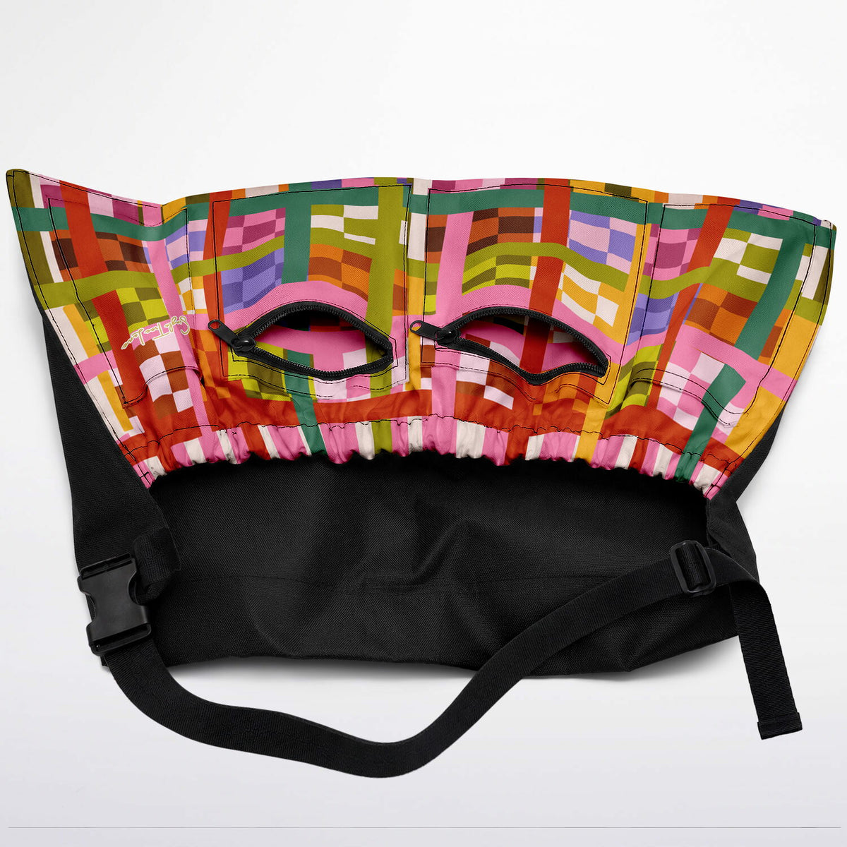 Mod Mosaic Mayhem Check Garden Harvest Bag