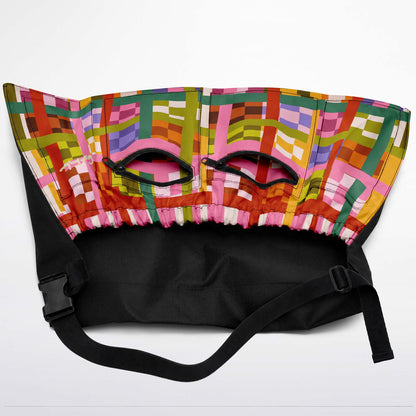 Mod Mosaic Mayhem Check Garden Harvest Bag