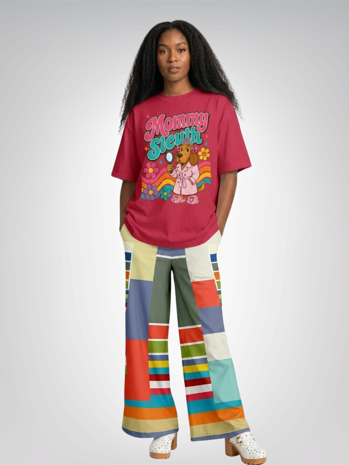 Mommy Sleuth - Dog Edition Heavyweight Unisex Tee
