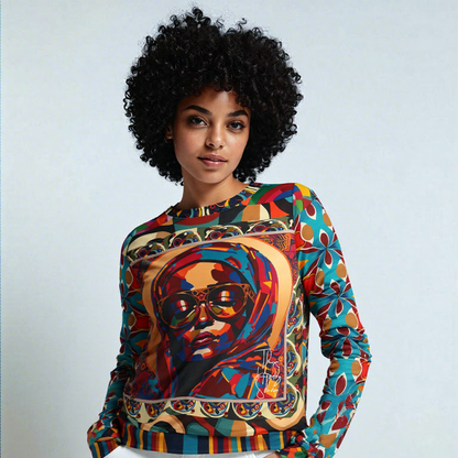 Mother Mary Full of Grace Pop Art Unisex Sweatshirt (Gold Label)