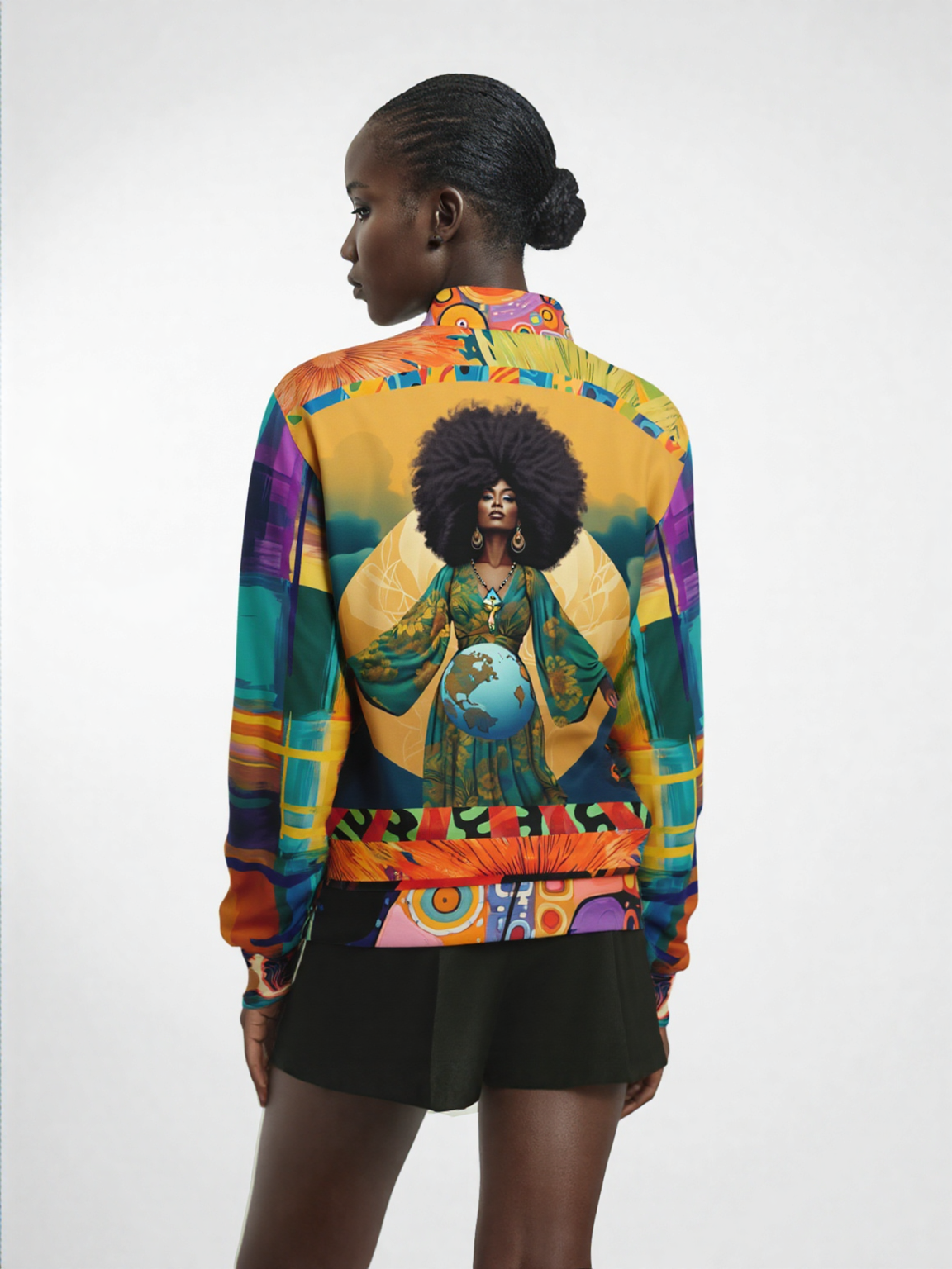 Mother of Mankind Earth Mama Unisex Eco-Poly Track Jacket