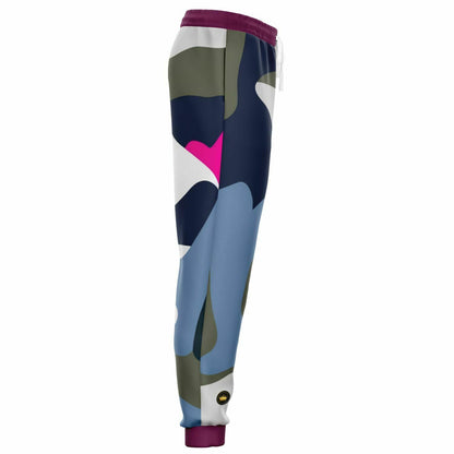 Mountain Blue Ice Eco-Poly Camo Unisex Joggers