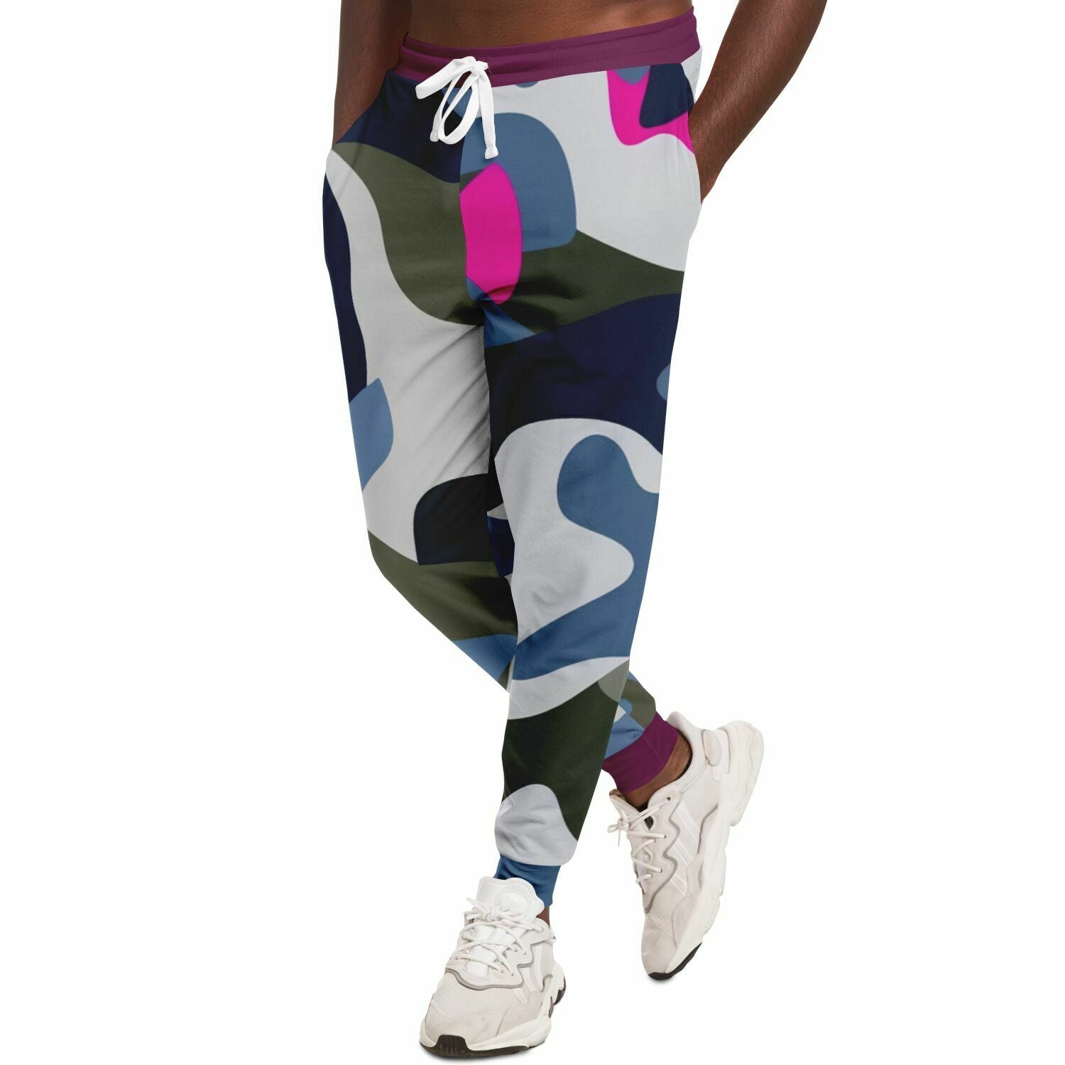 Mountain Blue Ice Eco-Poly Camo Unisex Joggers