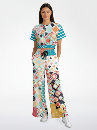 Mums the Word Eco-Poly Short Sleeve Cropped Pullover