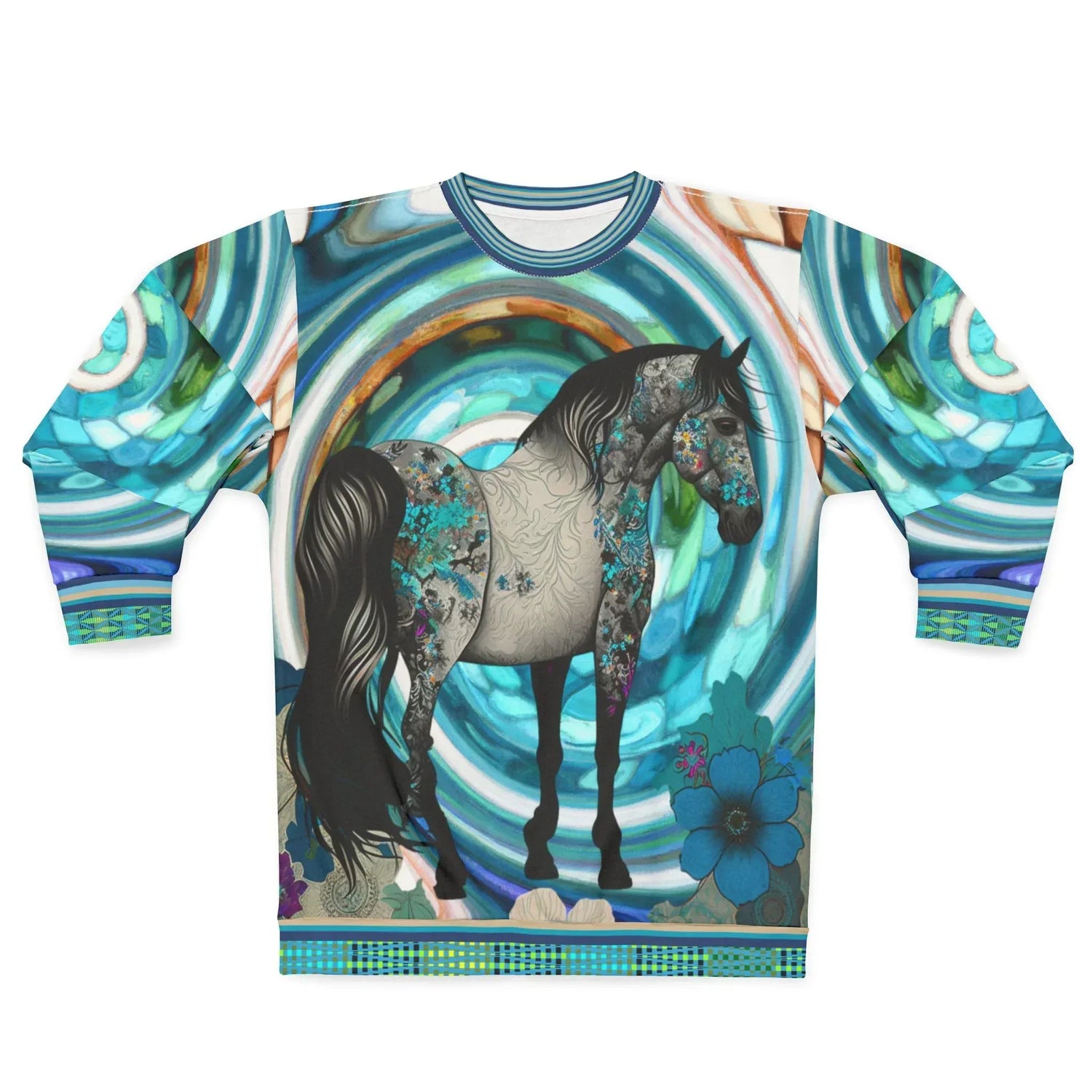 My Beautiful Belle in Colorful Tattoo Design Unisex Sweatshirt (Gold Label)