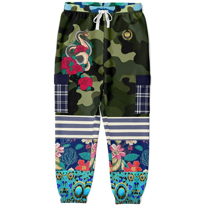 My Floral Camo Paradise - Year of the Snake Eco-Poly Cargo Joggers