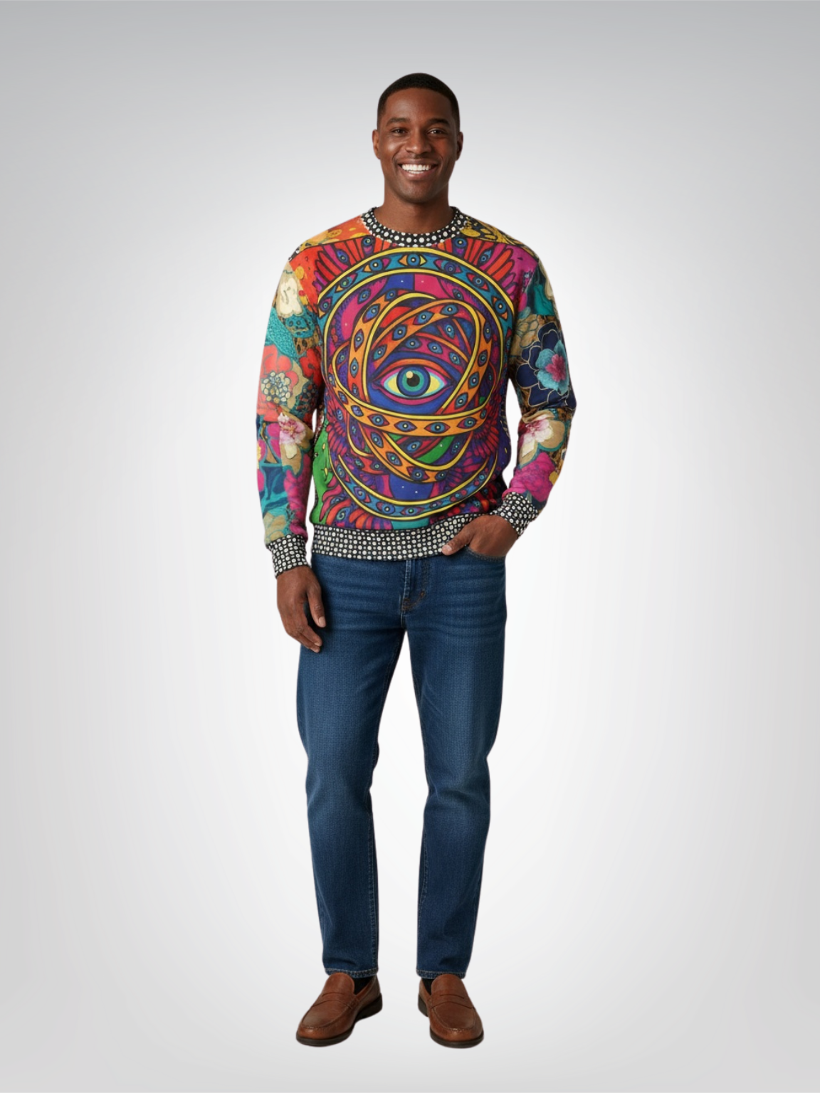 My Friend the Ophanim - Angel in Pop Art Unisex Sweatshirt (Gold Label)