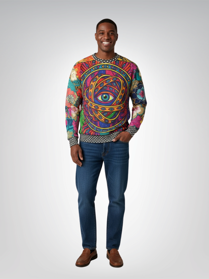 My Friend the Ophanim - Angel in Pop Art Unisex Sweatshirt (Gold Label)