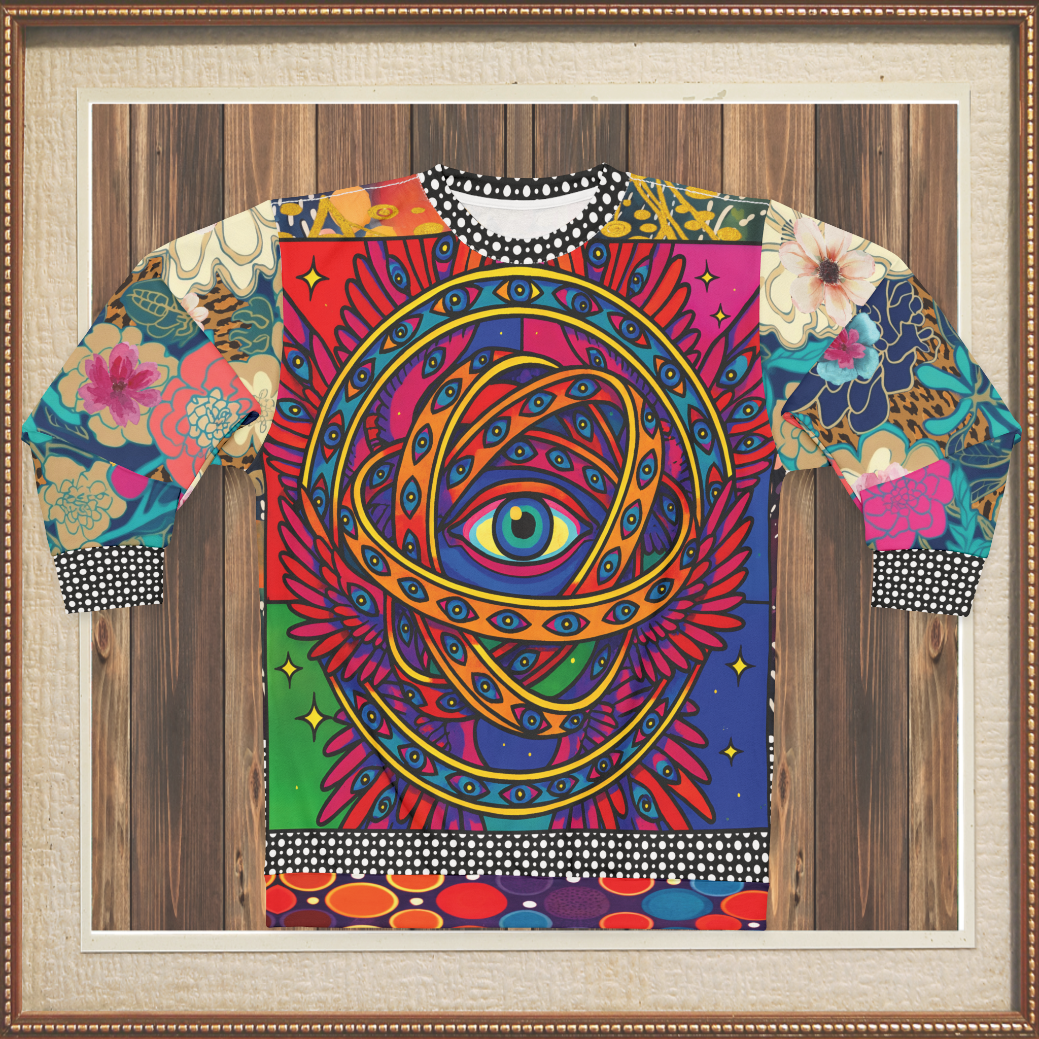 My Friend the Ophanim - Angel in Pop Art Unisex Sweatshirt (Gold Label)