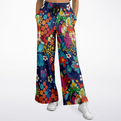 My Friend the Ophanim Tropical Splash Eco-Poly Wide Leg Pants