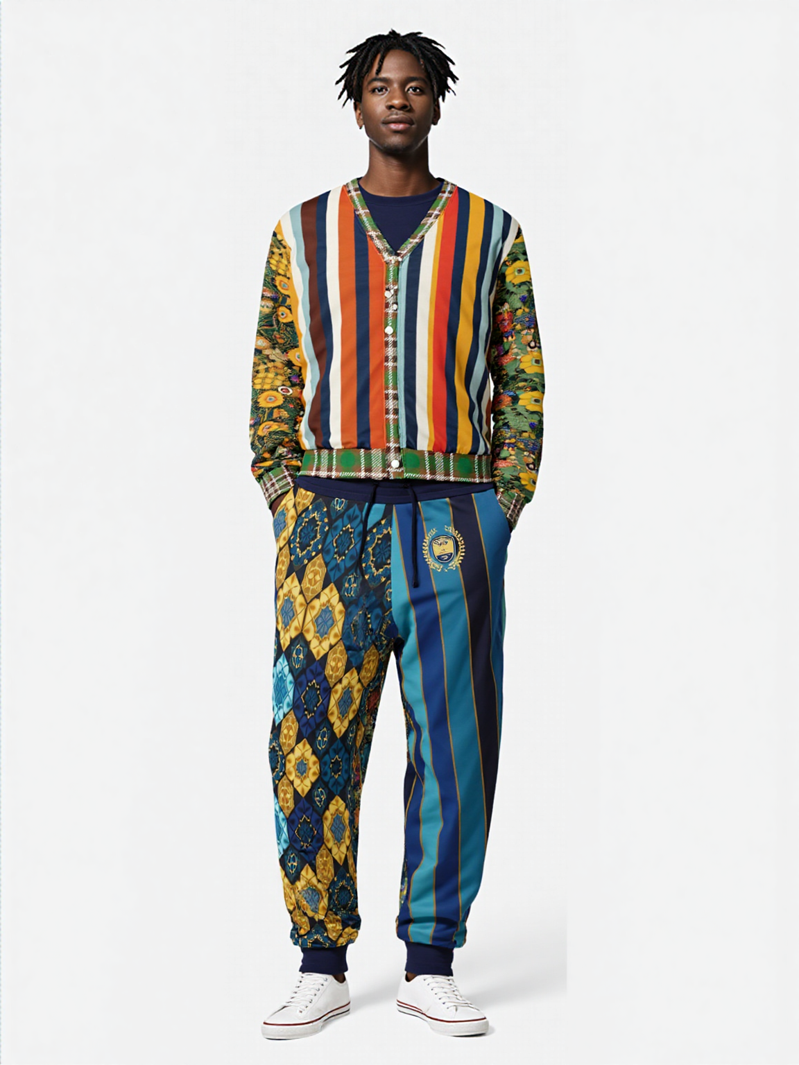 Rear Admiral Baroque Rugby Stripe Eco-Poly Unisex Joggers