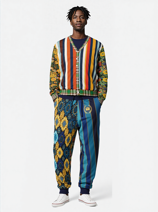 Rear Admiral Baroque Rugby Stripe Eco-Poly Unisex Joggers