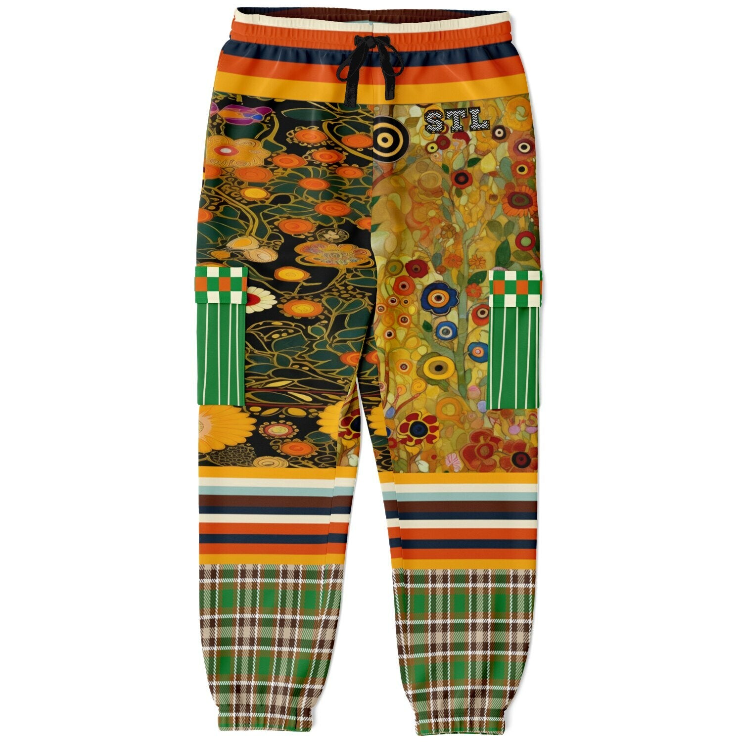 My Life as a Fairy Floral Stripe Eco-Poly Unisex Cargo Joggers