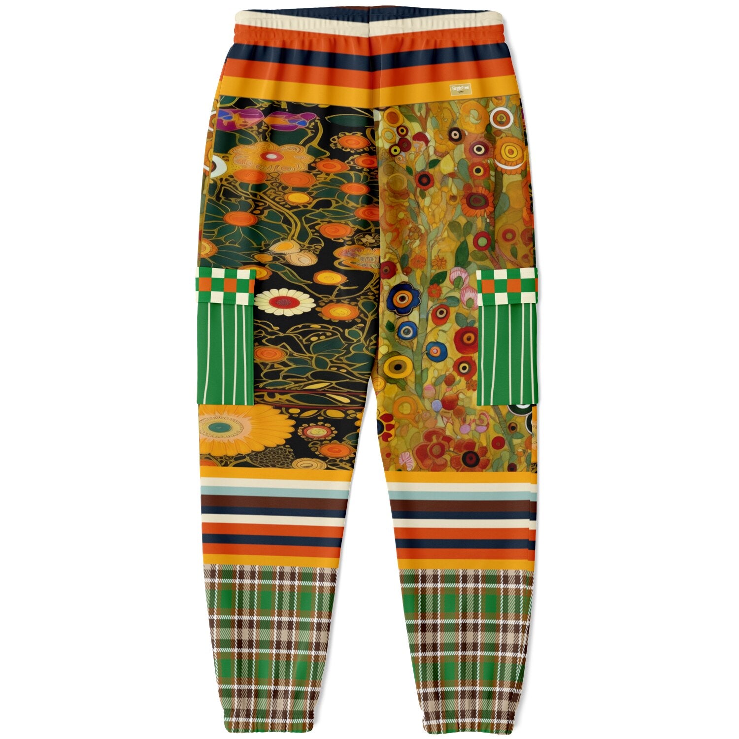 My Life as a Fairy Floral Stripe Eco-Poly Unisex Cargo Joggers