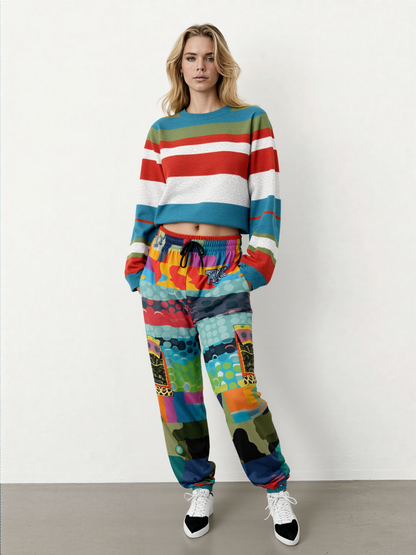 Jamaica Lies in Paradise Eco-Poly Unisex Cargo Joggers