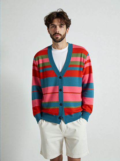 My Rugby Life in Pink Knitted Cardigan